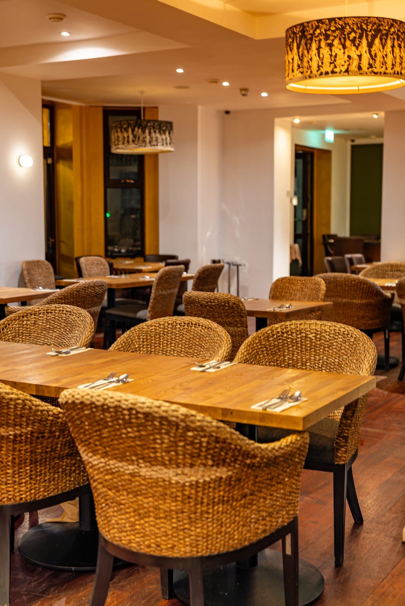 Dining room at Tiien Thai restaurant