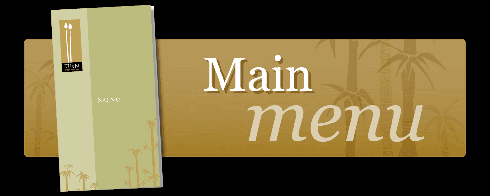 Tiien Thai Main Menu