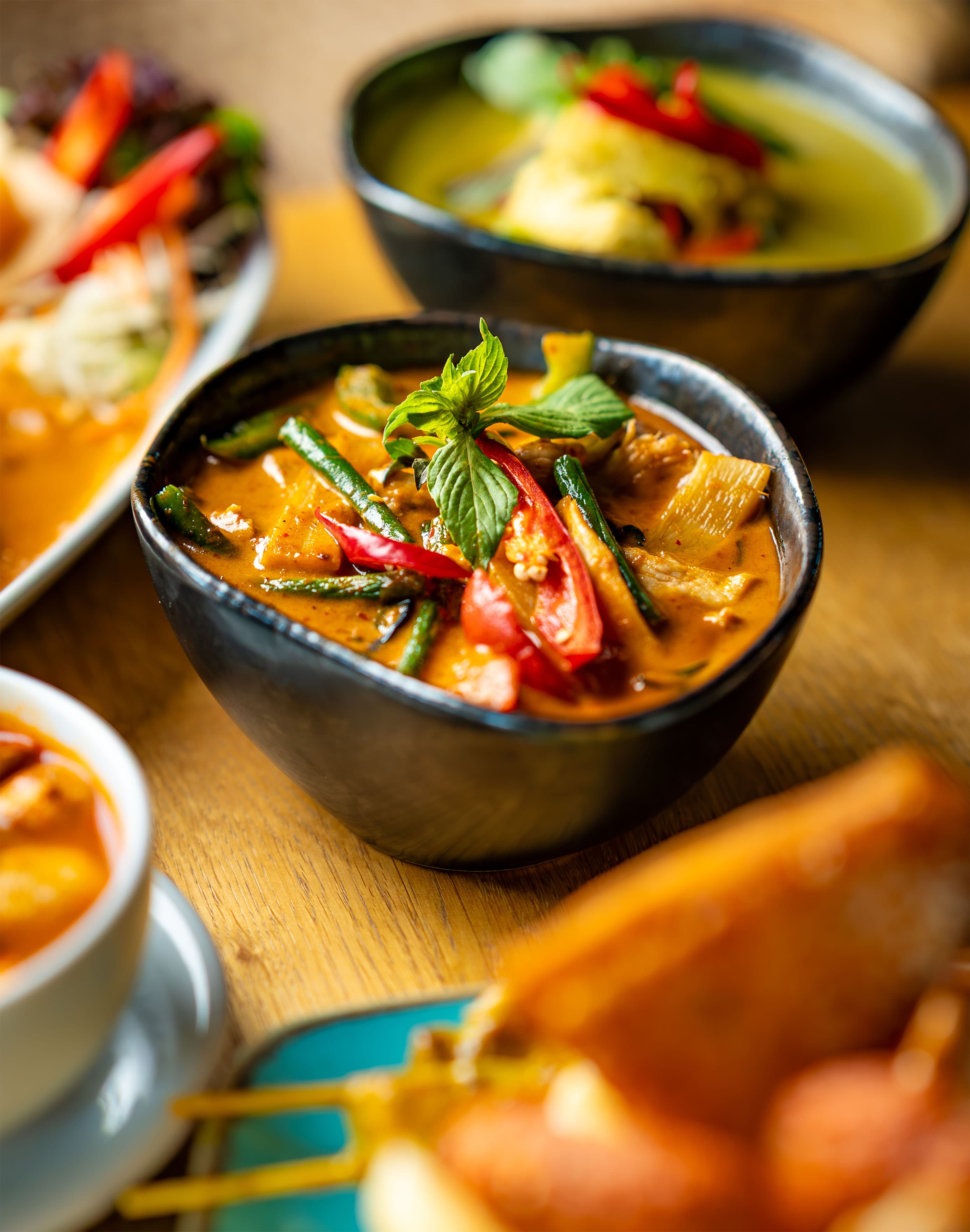 Authentic Thai Red Curry with Chicken