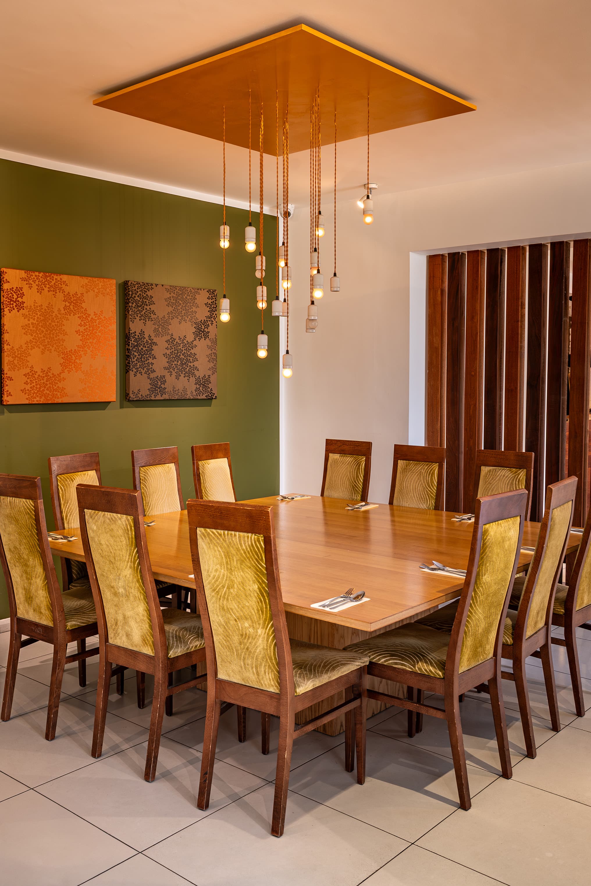 Dining tables at Tiien Thai Bournemouth